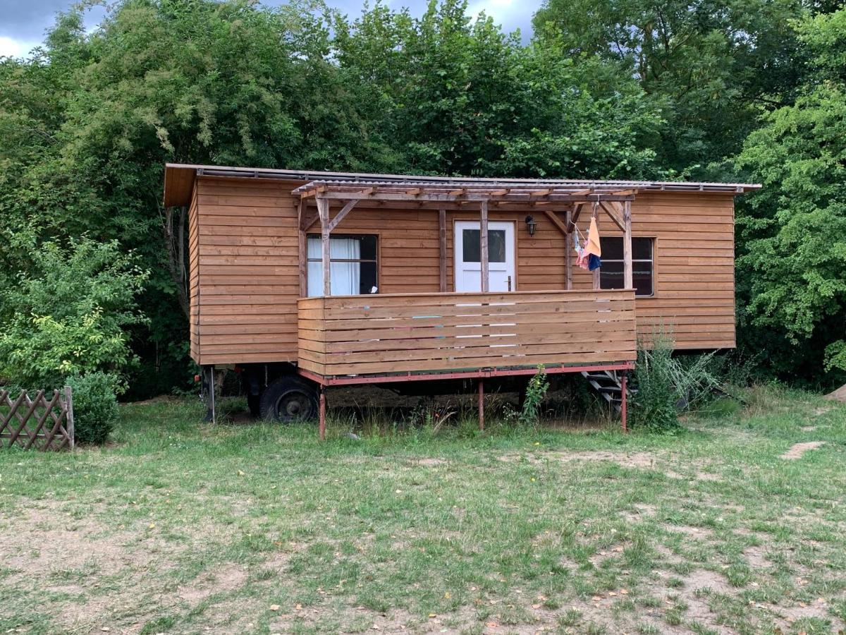 Bauwagen Mit Gemeinschaftsbad Hotel ไรน์สแบร์ก ภายนอก รูปภาพ